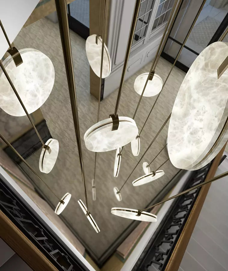 The Five Disc Soho Chandelier