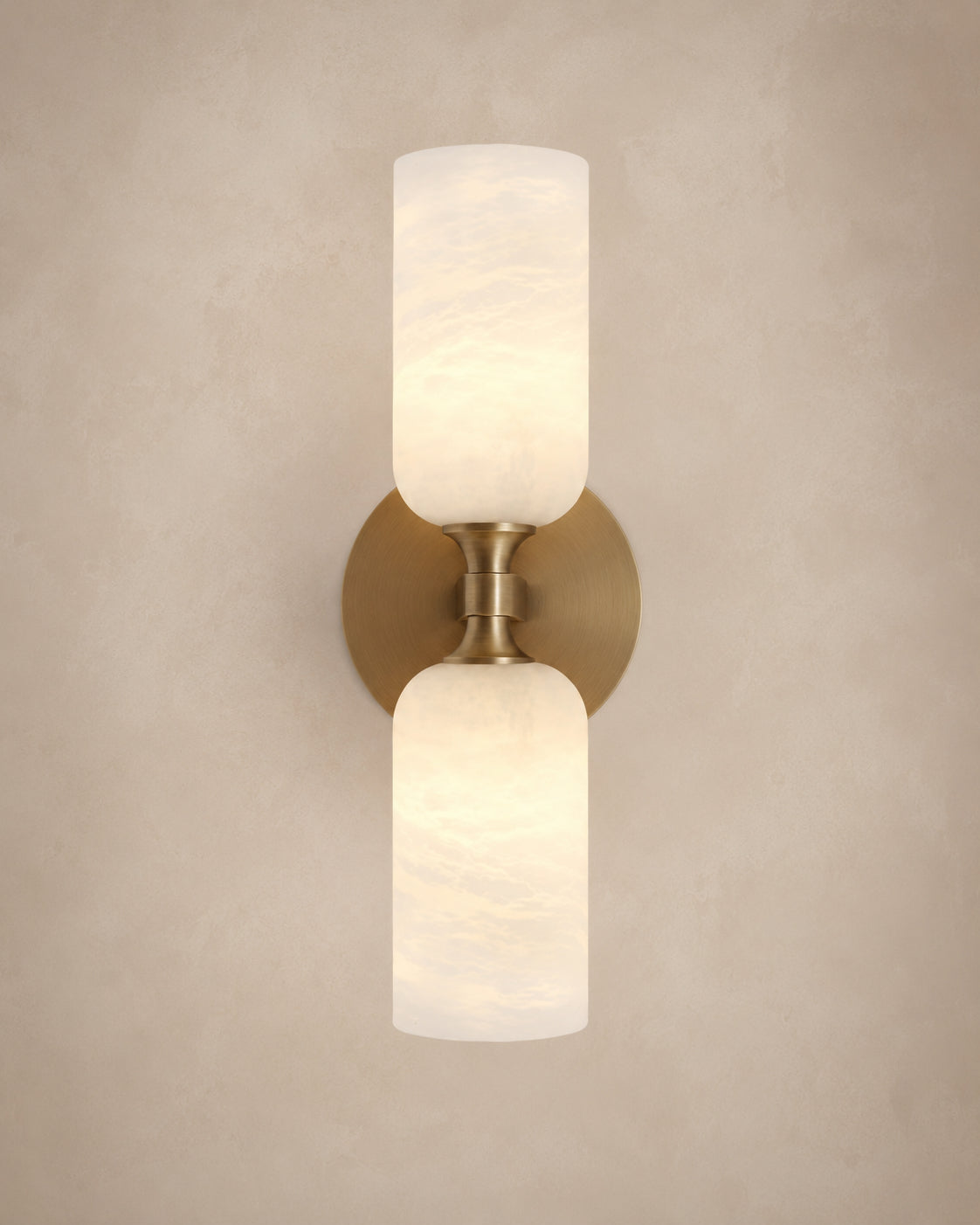 The Zivah Sconce - alabaster lighting fixture | Athiri Home