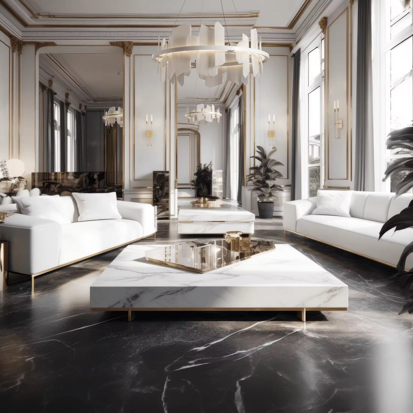 The Imara Alabaster Chandelier